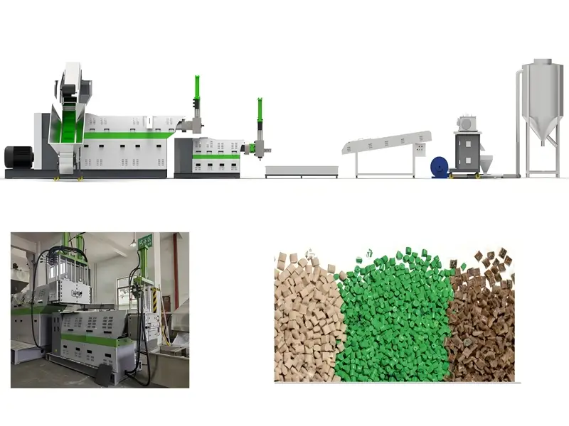 Afrikos plastiko granuliavimo mašinos užsakymas