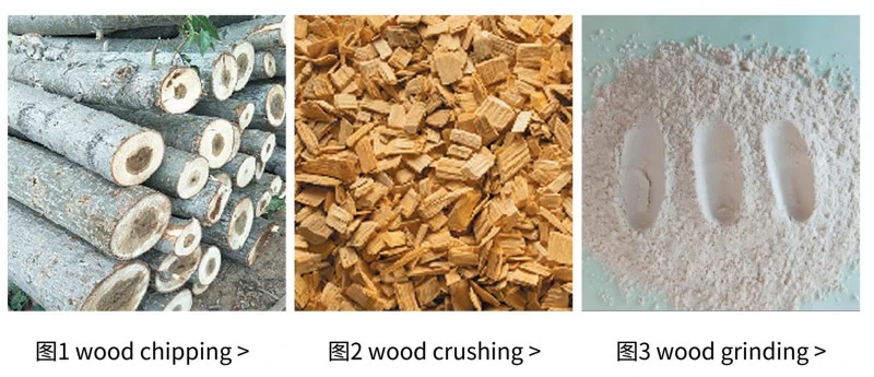 wood powder crushing grinding machine