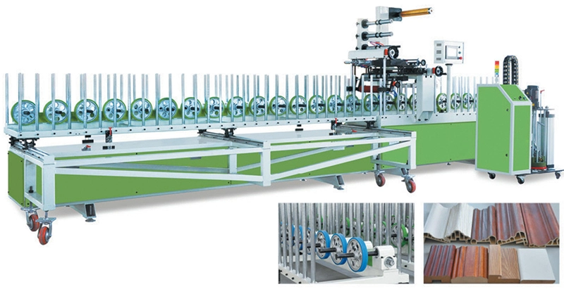 PUR WPC profilio laminatorius
